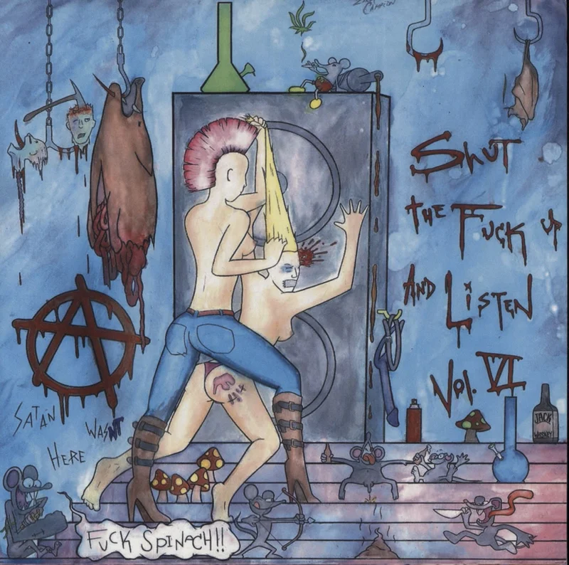 Various-Punk & New Wave Shut The Fuck Up And Listen Vol. VI - Purple Marble Vinyl US 7" vinyl
