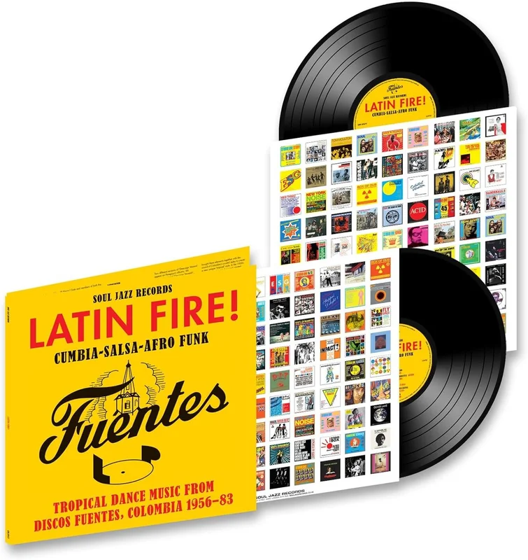 Various-Soul & Funk Latin Fire! Tropical Dance Music from Discos Fuentes, Colombia 1956-83 - Sealed UK 2-LP vinyl set