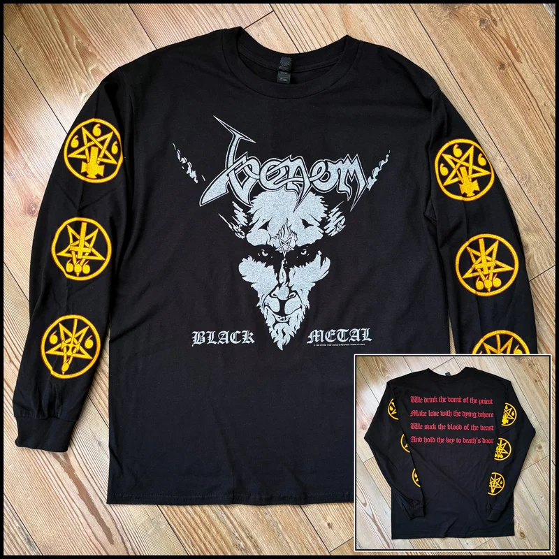 VENOM: official BLACK METAL longsleeve shirt