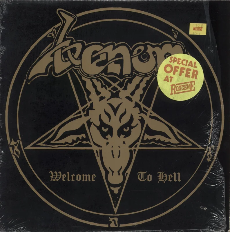 Venom Welcome To Hell - Shrink Canadian Vinyl LP