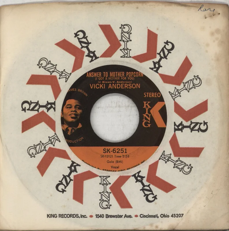 Vicki Anderson Answer To Mother Popcorn [I Got A Mother For You] US 7" vinyl