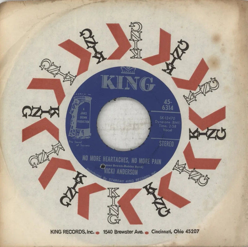 Vicki Anderson No More Heartaches, No More Pain US 7" vinyl