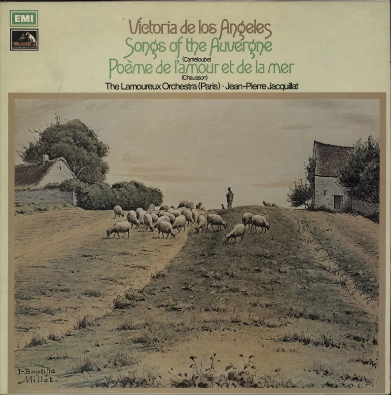 Victoria De Los Angeles Canteloube: Songs Of The Auvergne / Chausson: Pom De L'Amour Et De La Mer UK Vinyl LP