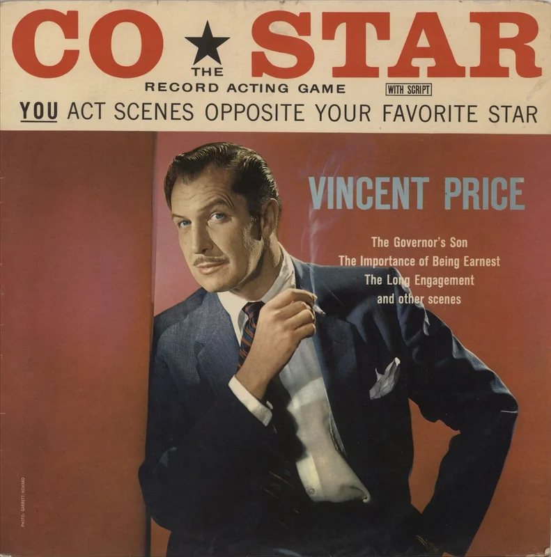 Vincent Price Co-Star - The Record Acting Game UK Vinyl LP