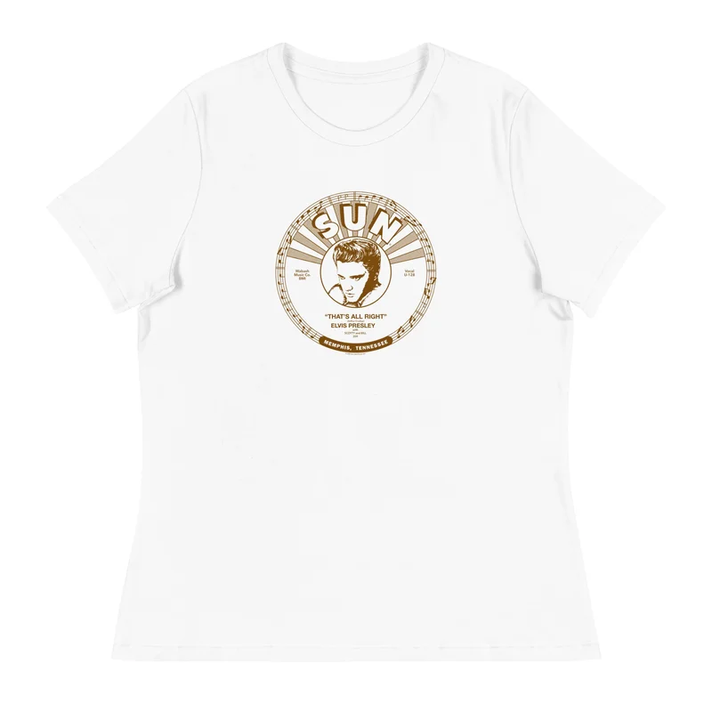 Vintage Elvis Women's T-Shirt White