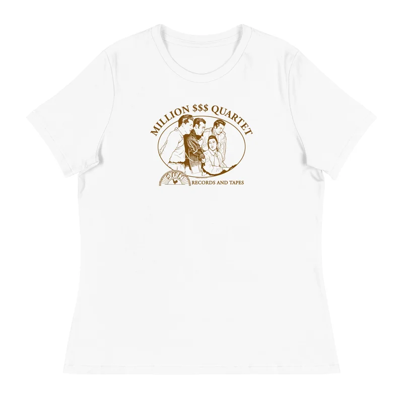 Vintage Million Dollar Quartet Women's T-Shirt White