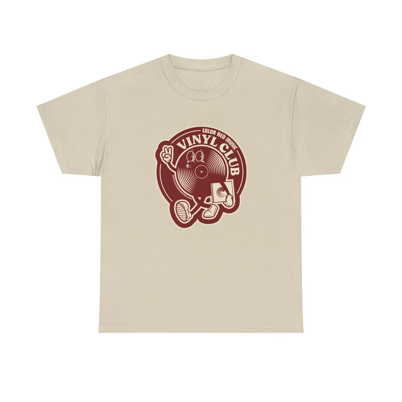 Vinyl Club Unisex T-Shirt (several color options) Dark Heather