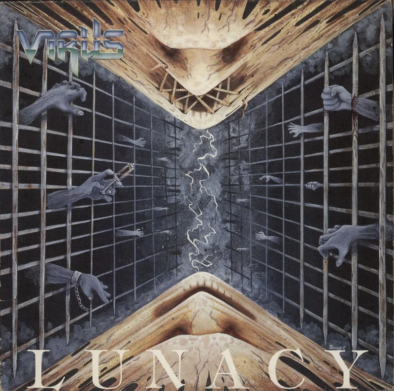 Virus (Thrash) Lunacy - VG UK Vinyl LP