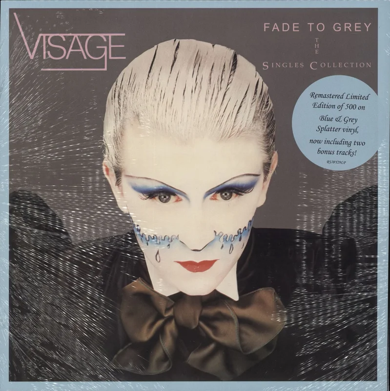 Visage Fade To Grey - The Singles Collection: Remastered - Blue & Grey Splatter Vinyl - Series US Vinyl LP