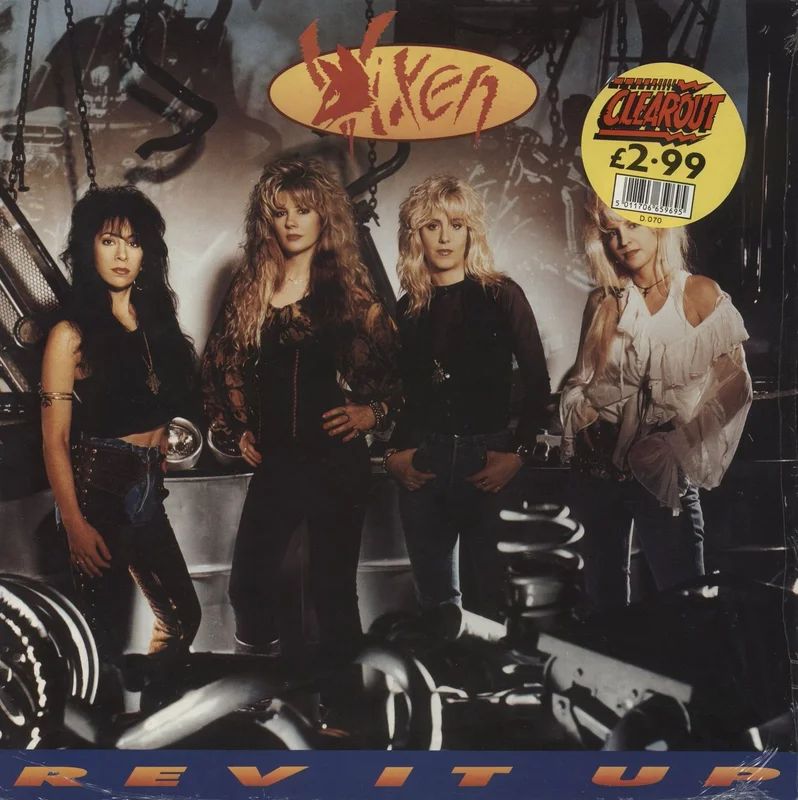 Vixen Rev It Up UK Vinyl LP