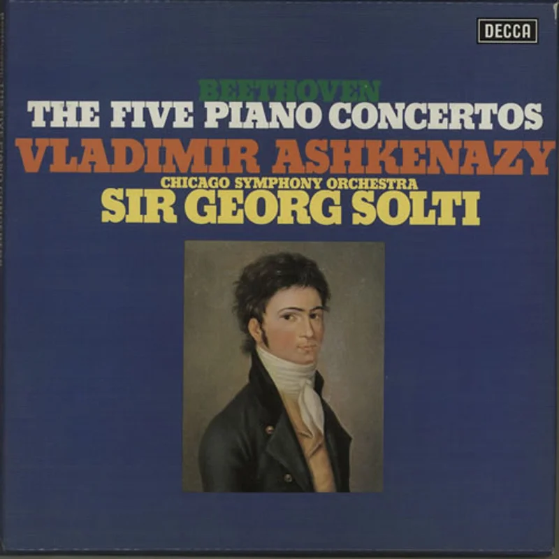 Vladimir Ashkenazy Beethoven: The Five Piano Concertos UK Vinyl box set