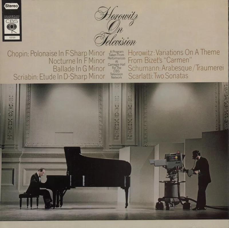 Vladimir Horowitz Horowitz On Television UK Vinyl LP