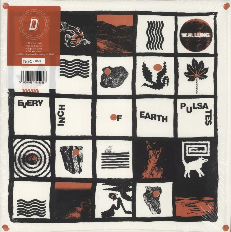 W. H. Lung Every Inch Of Earth Pulsates - Dinked Edition - Orange Vinyl + 7" UK Vinyl LP