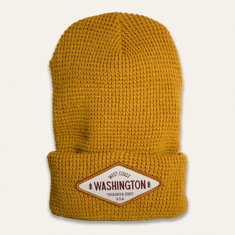 WA Evergreen Beanie (Wheat)