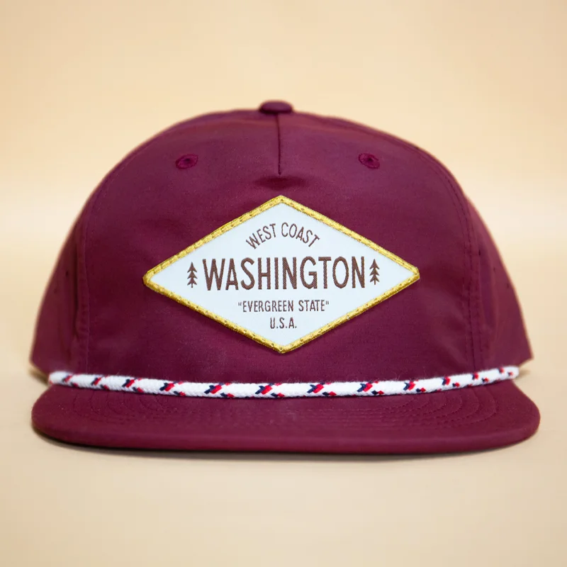 WA Evergreen Hat (Wine)