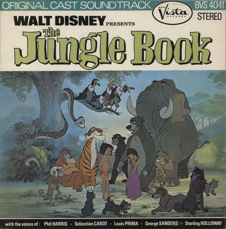 Walt Disney Presents The Jungle Book UK Vinyl LP