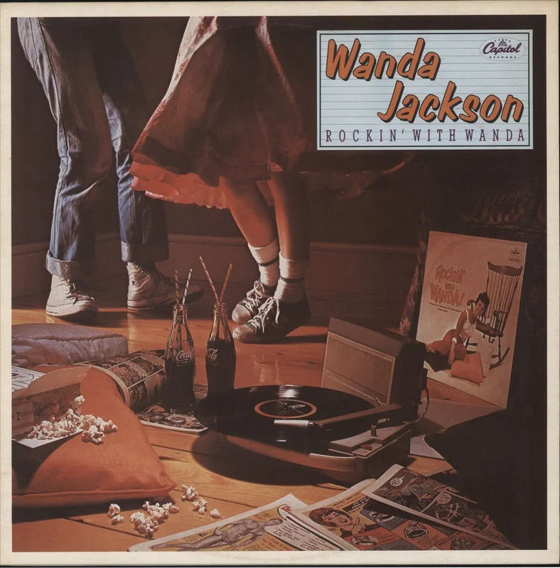 Wanda Jackson Rockin' With Wanda - Misprint UK Vinyl LP