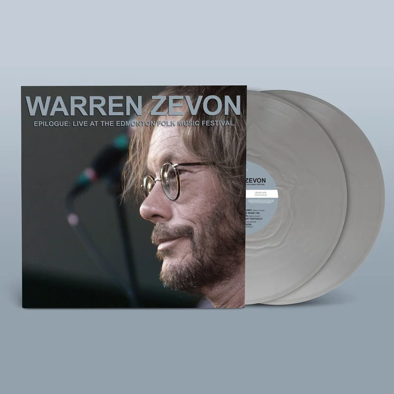 Warren Zevon Epilogue: Live At The Edmonton Folk Music Festival - Opaque Metallic Silver Vinyl - Sealed US 2-LP vinyl set