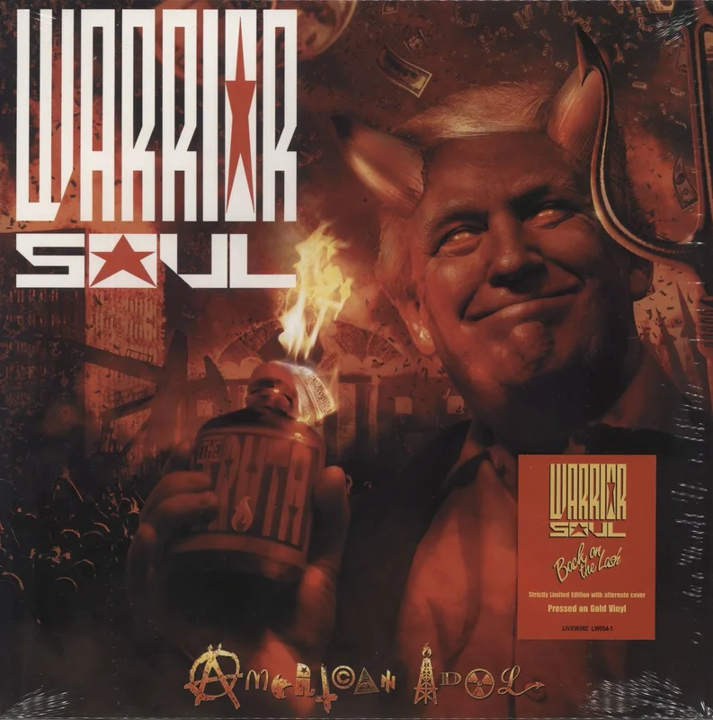 Warrior Soul Back On The Lash [American Idol] - Gold Vinyl - Sealed UK Vinyl LP