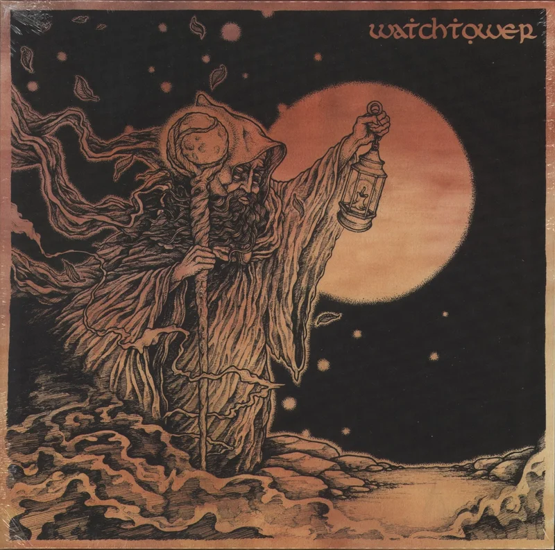 Watchtower Radiant Moon - Clear w/ Black Centre Vinyl US 10" vinyl