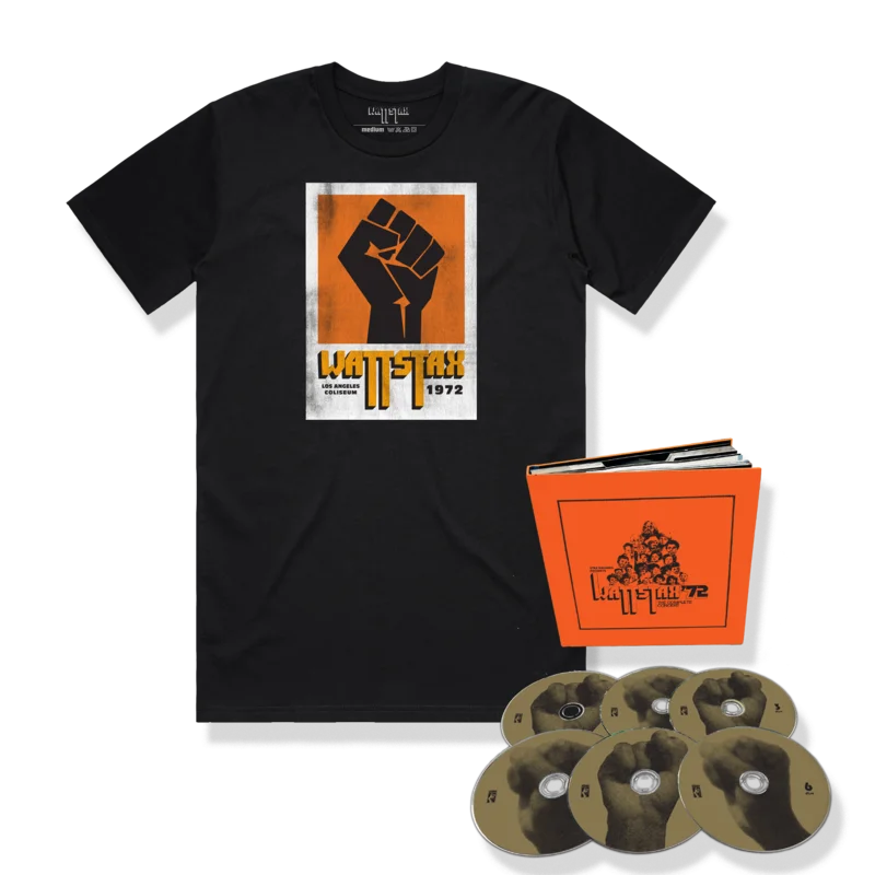 Wattstax: The Complete Concert 6-CD + Wattstax T-Shirt (Black) Bundle