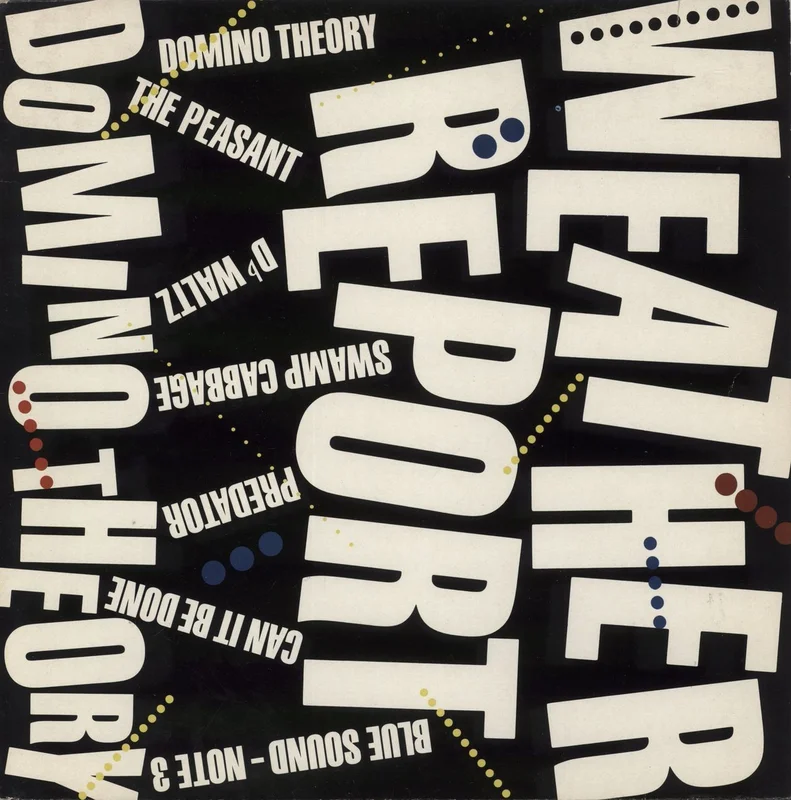 Weather Report Domino Theory - gold stamp UK Vinyl LP