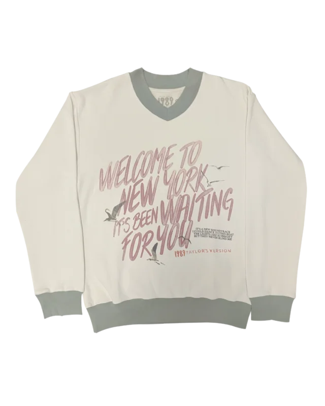 Welcome To New York V-Neck Pullover