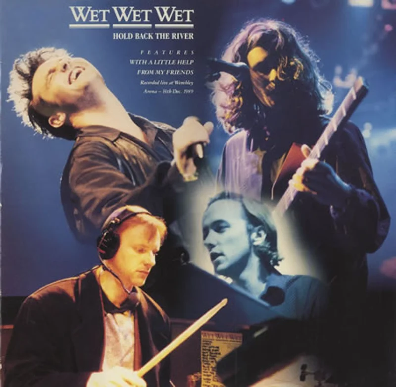 Wet Wet Wet Hold Back The River UK 12" vinyl