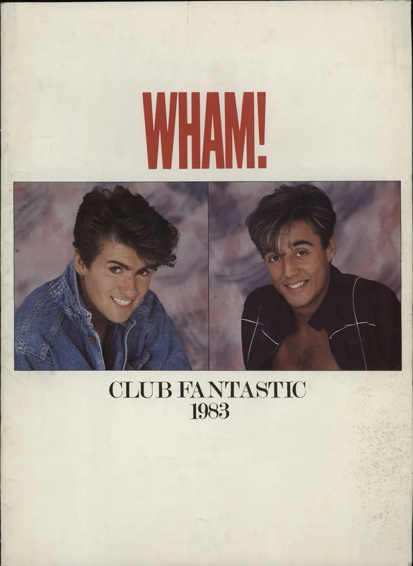 Wham Club Fantastic 1983 UK Tour programme