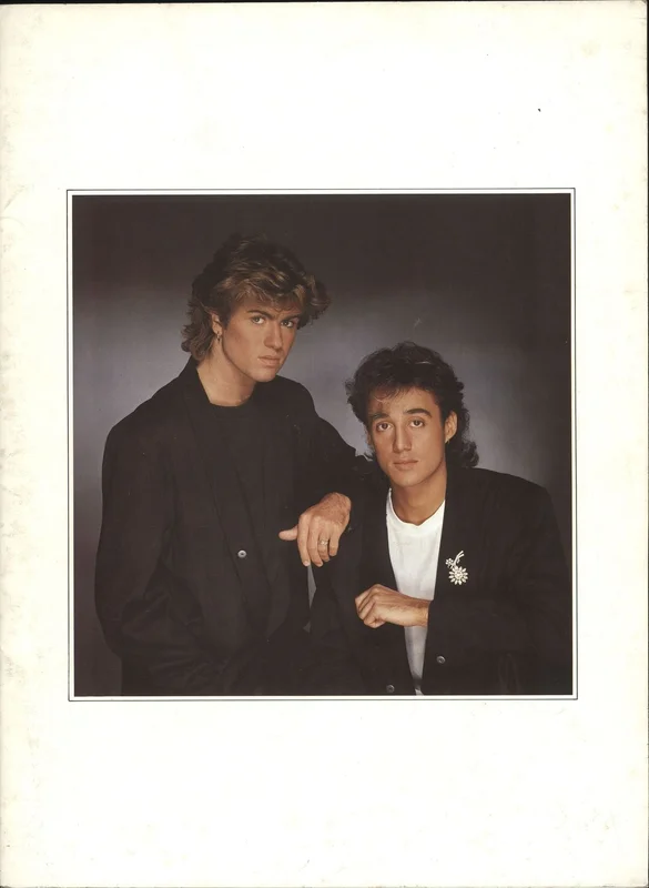 Wham The Big Tour + Merch Insert UK Tour programme