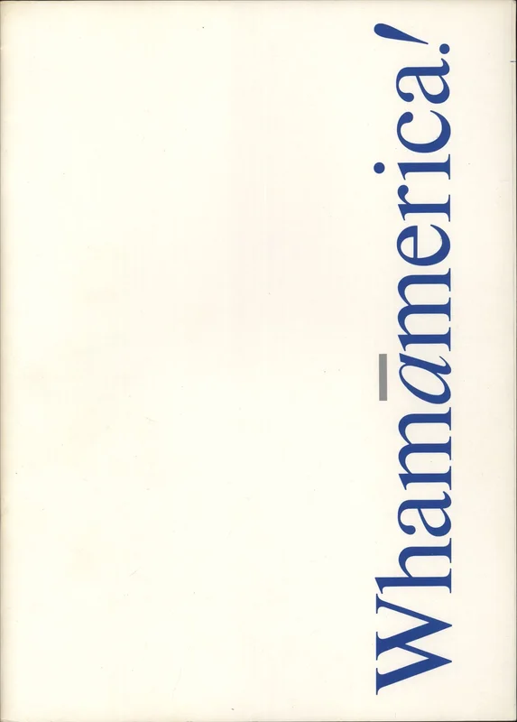Wham Whamamerica! US Tour programme