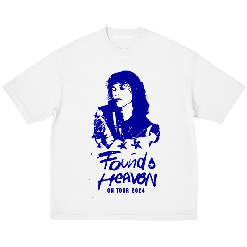 White Found Heaven On Tour 2024 Dateback Tee