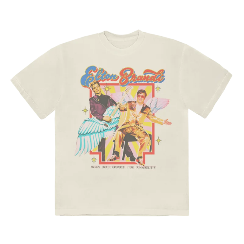 Who Believes In Angels? Album Cover Natural T-shirt