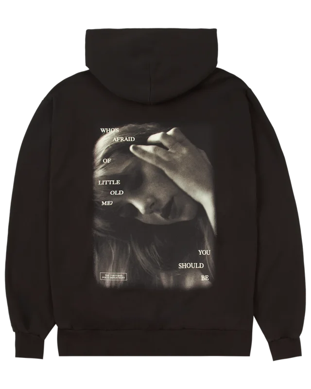 Who's Afraid Of Little Old Me? Dark Brown Hoodie