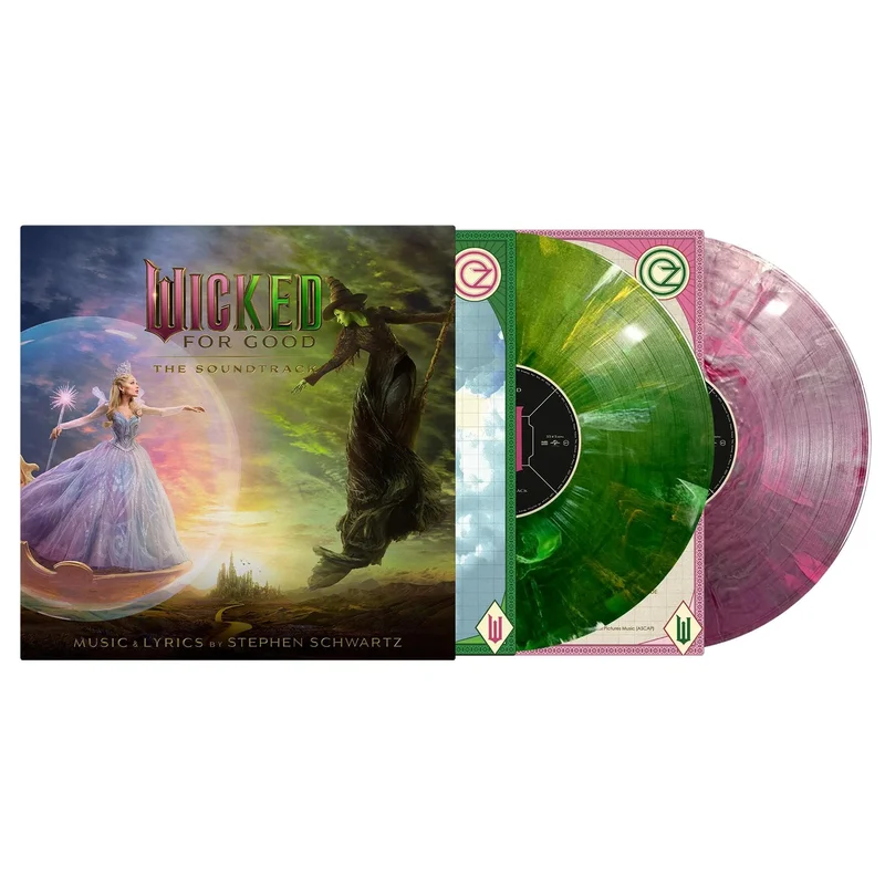 Wicked: For Good The Soundtrack - Pink Green Vinyl - Target Edition