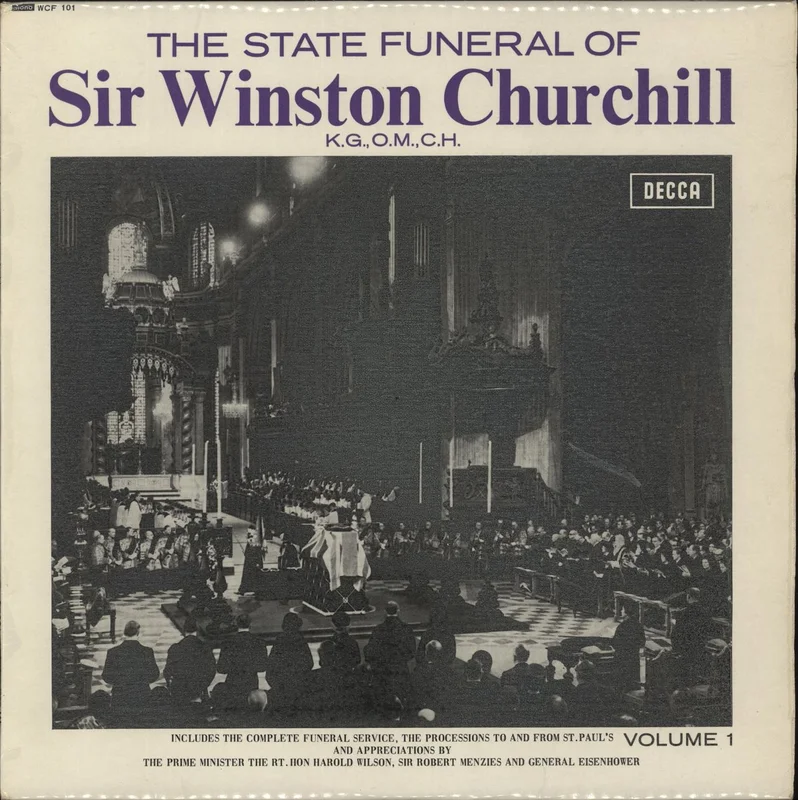 Winston Churchill The State Funeral Of Sir Winston Churchill UK 2-LP vinyl set