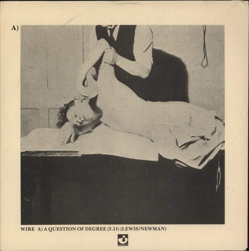 Wire A Question Of Degree - P/s UK 7" vinyl