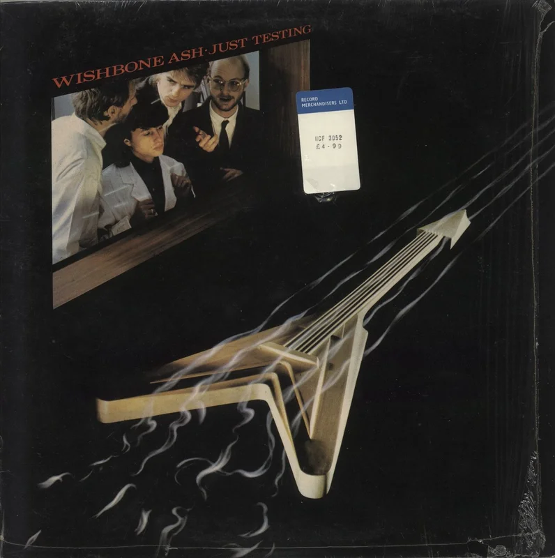 Wishbone Ash Just Testing + Inner & Merch Insert - Shrink UK Vinyl LP