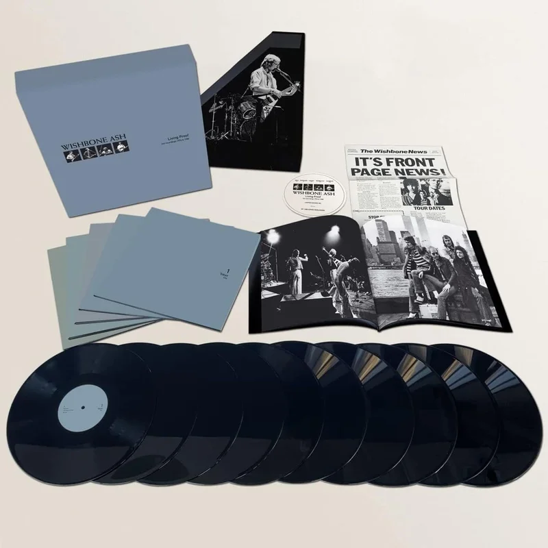 Wishbone Ash Living Proof [Live Recordings 1976 To 1980] UK Vinyl box set