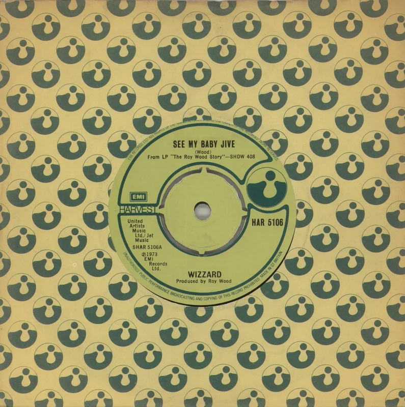 Wizzard See My Baby Jive UK 7" vinyl