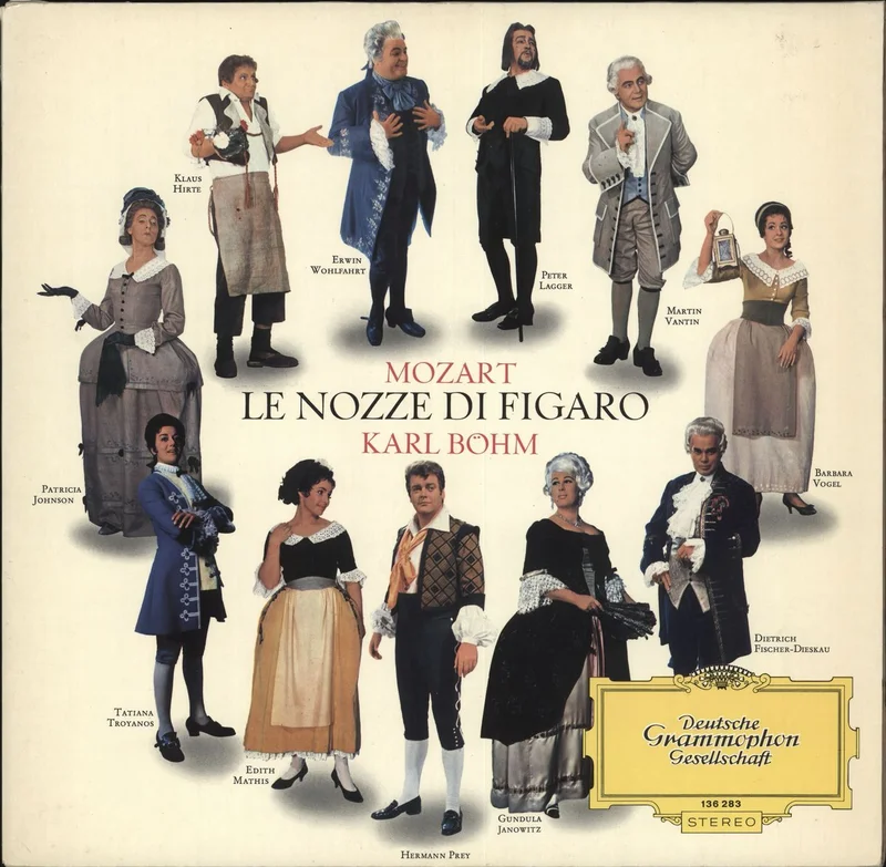 Wolfgang Amadeus Mozart Le Nozze Di Figaro German Vinyl LP