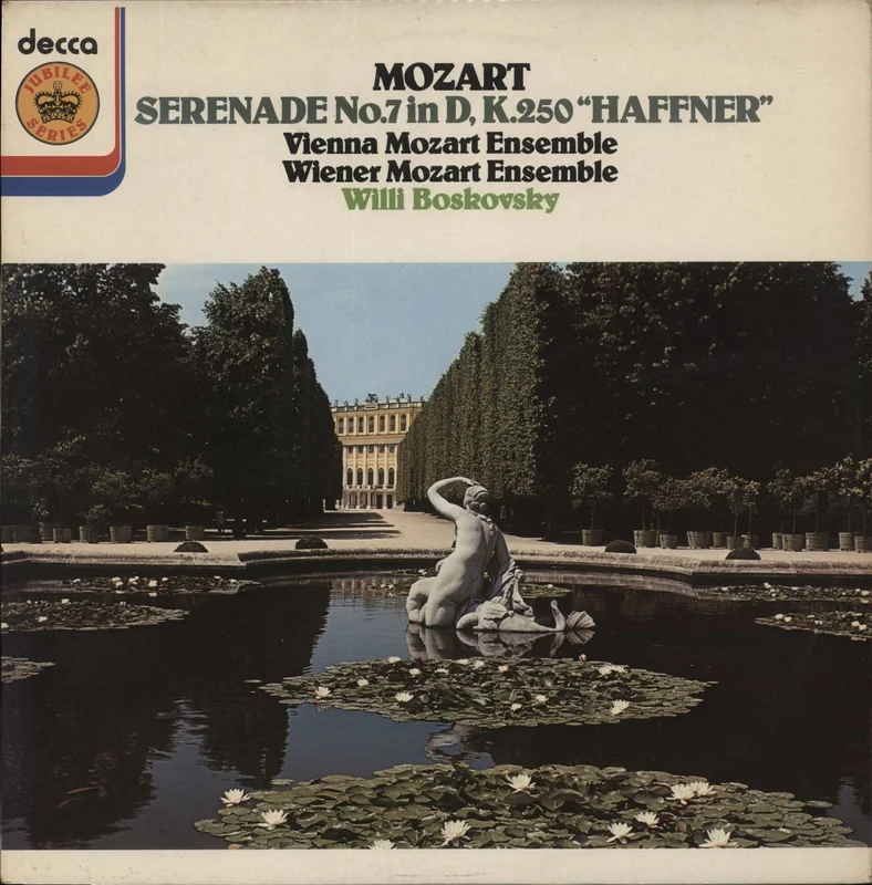 Wolfgang Amadeus Mozart Mozart: Serenade No.7 In D, K.250 "Haffner" UK Vinyl LP