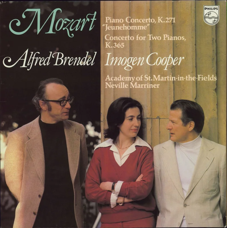 Wolfgang Amadeus Mozart Piano Concerto K.271 "Jeunehomme" / Concerto For Two Pianos K.365 Dutch Vinyl LP