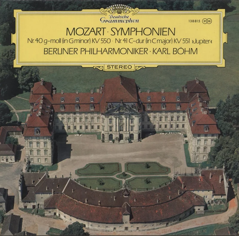 Wolfgang Amadeus Mozart Symphonien Nr. 40 G-moll & Nr. 41 'Jupiter' German Vinyl LP