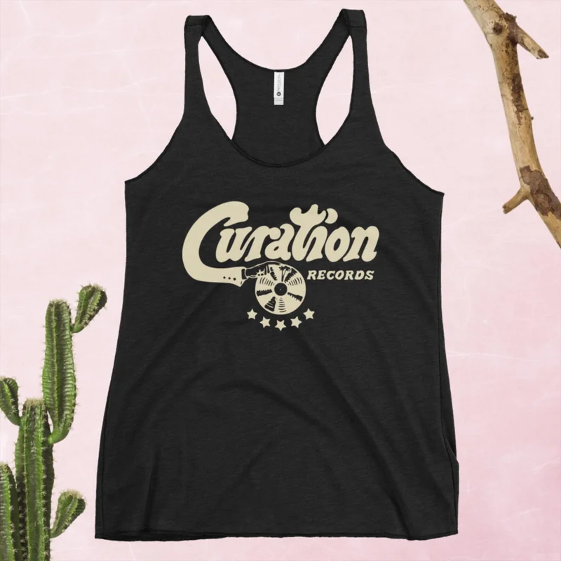 Women's Racerback Tank Vintage Black