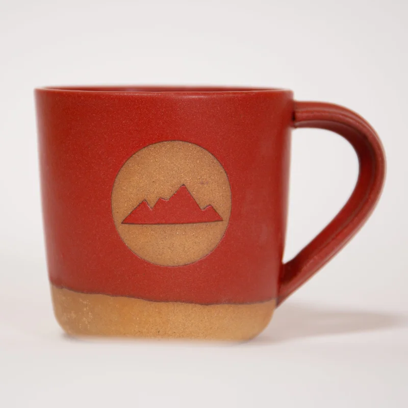 Wonky Mountain Mug Blue/Gray