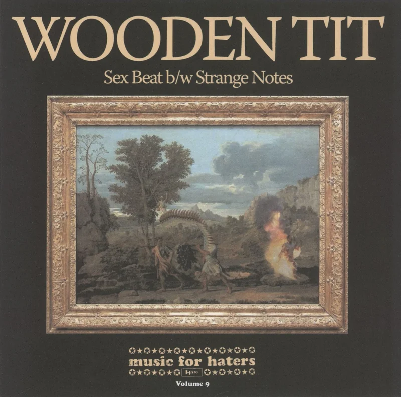Wooden Tit Sex Beat B/W Strange Notes - Purple Vinyl Italian 7" vinyl