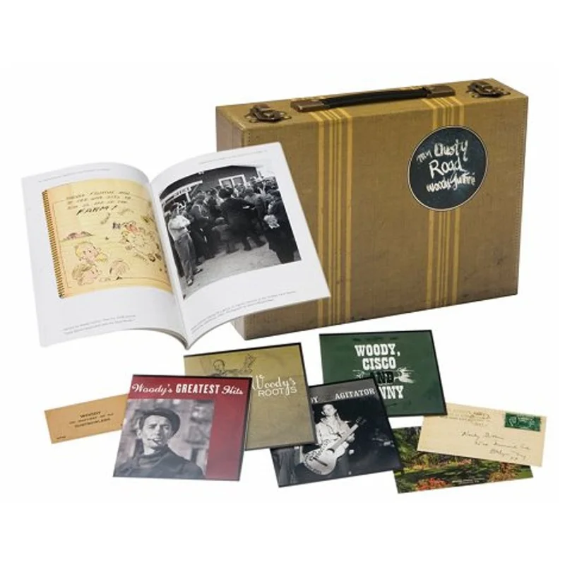 Woody Guthrie My Dusty Road UK 4-CD set
