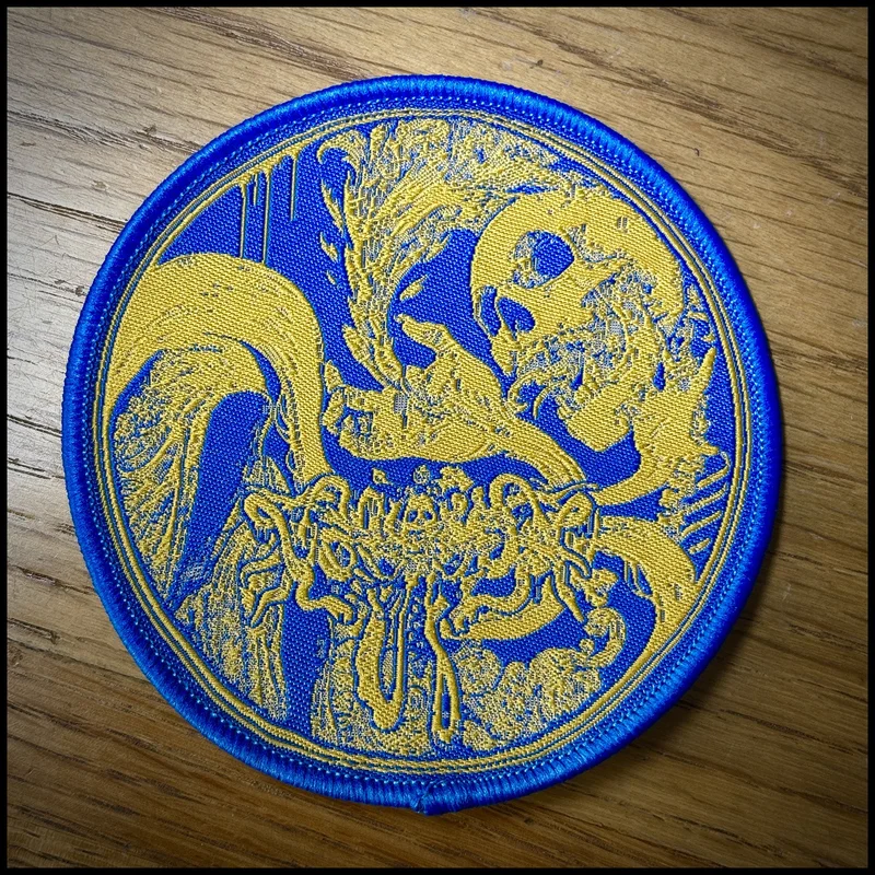 WORMLUST: official deluxe/limited patch Black border patch
