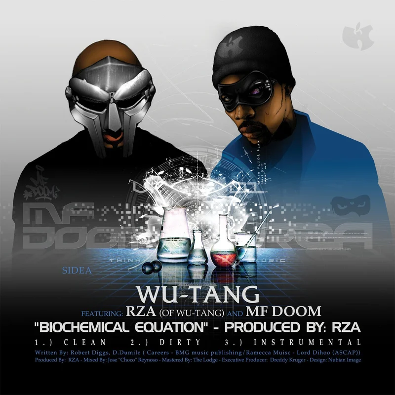 Wu-Tang - Biochemical Equation / Preservation (feat. RZA of Wu-Tang Clan, MF Doom, Aesop Rock & Del The Funky Homosapien) - Blue Vinyl 12"